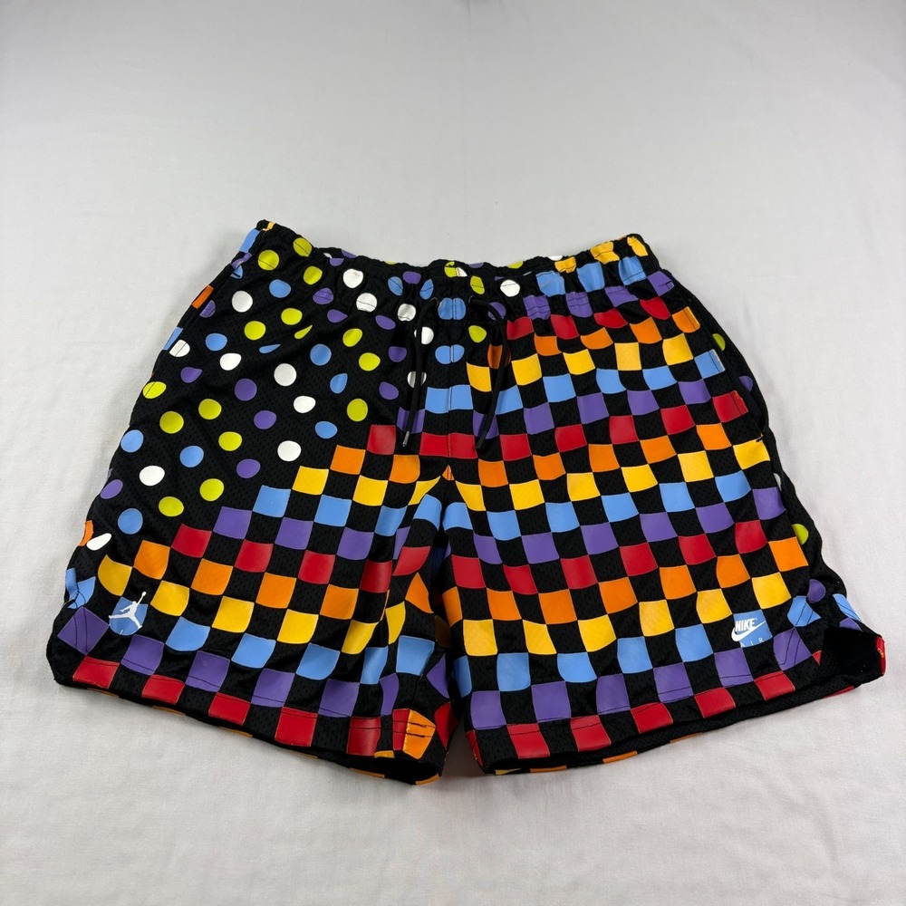 Air‎ Jordan Shorts Mens Medium Black Legacy AJ3 AOP Athletic Basketball Gym